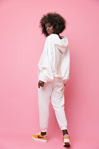 DRES DAMSKI ECRU HALBUN