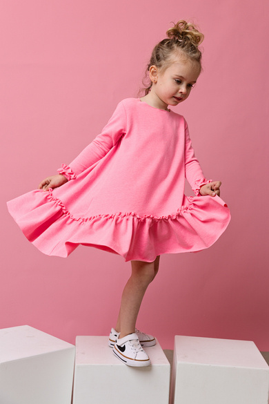 TRAPEZOWA RÓŻOWA SUKIENKA LOVE