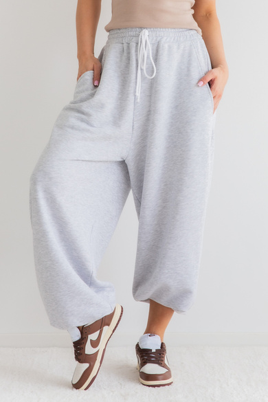BAGGY PANTS GREY WOMAN