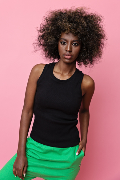 CZARNA BOKSERKA DAMSKA BONA