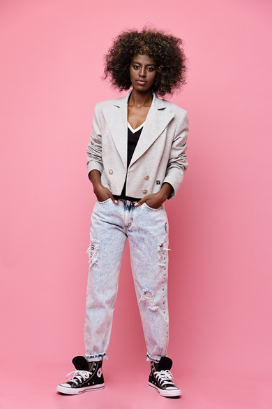 SPODNIE JEANSOWE BOYFRIEND