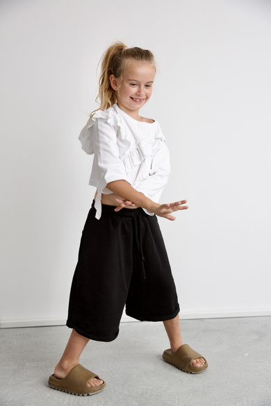 SZORTY BAGGY BLACK KIDS