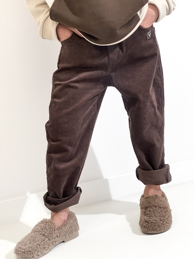 BOYFRIENDY SZTRUKSOWE BRĄZOWE OSLAY